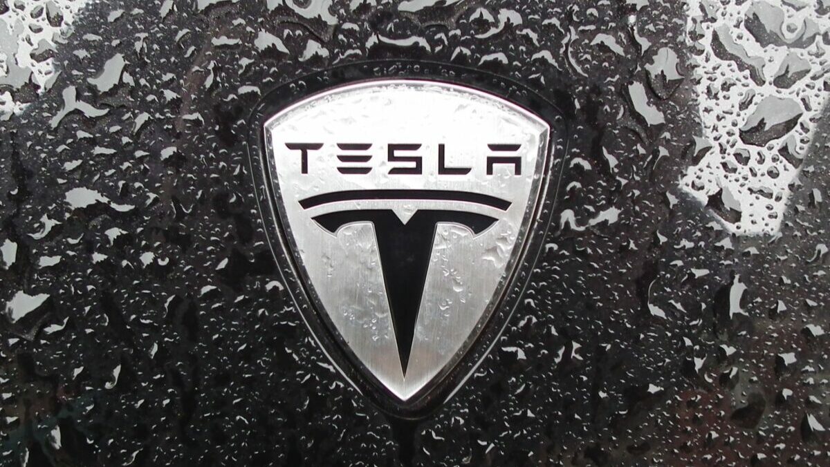 tesla logo badge