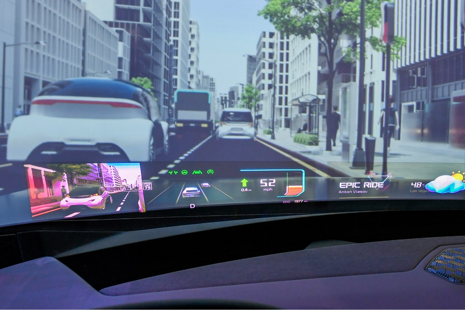 hyundai mobis holographic windshield at ces 2025